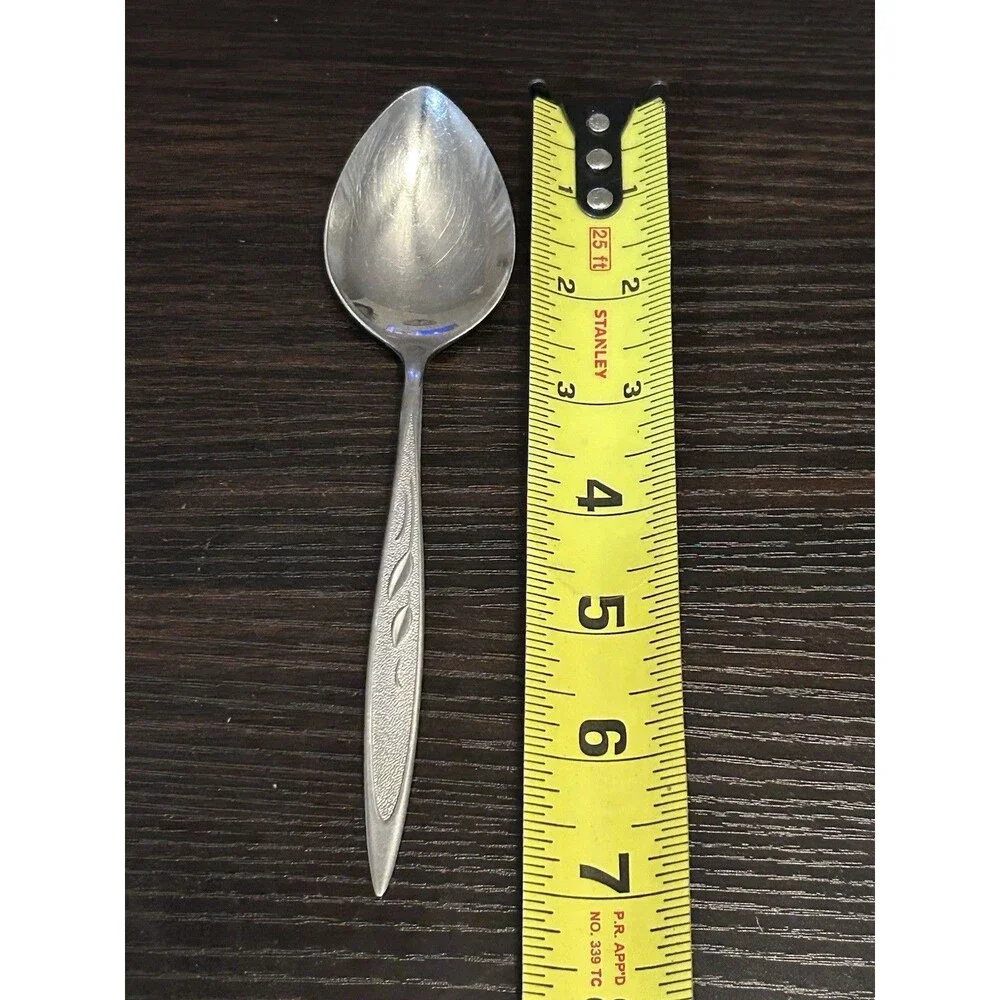 Oneida Royal Harvest Soup Spoons Set of 7 Stainless William Rogers Premier